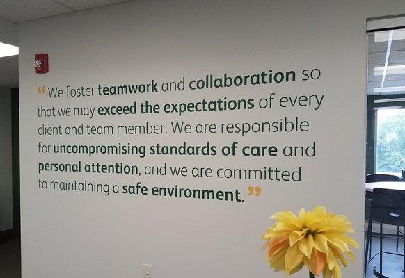 Our Mission Statement.