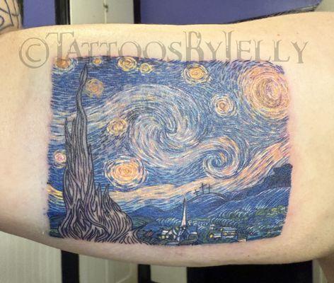 Van Gogh's Starry Night * R. Under Arm * by Jelly

#QIWYP4 * Quality Is What You Pay For