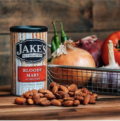 Our Bloody Mary seasoned almonds will have you dreaming of brunch on a Sunday morning after a long day of bbq and fun on the lake!