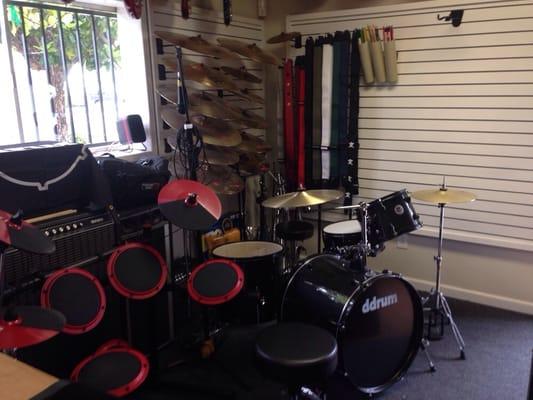 We carry drum equipment as well!