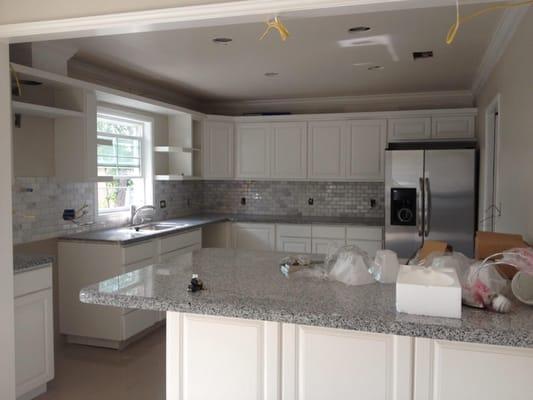 Remodeled kitchen