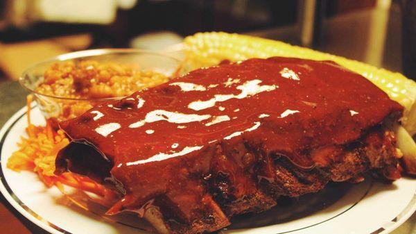 Tender Ribs with our homemade BBQ sauce