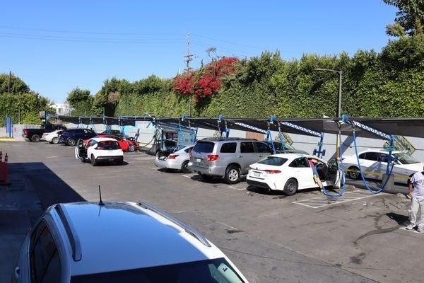 Mornings at the Carwash