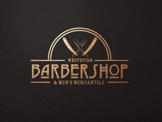 Whitefish Barbershop Logo