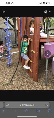 My son at the playground