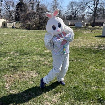 Hoppity Easter Bunny costume for rent