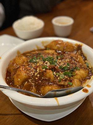 Sole Fish Fillet in a Spicy Gravy