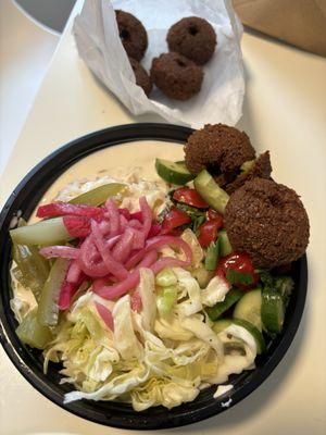 Falafel Platter falafel bowl