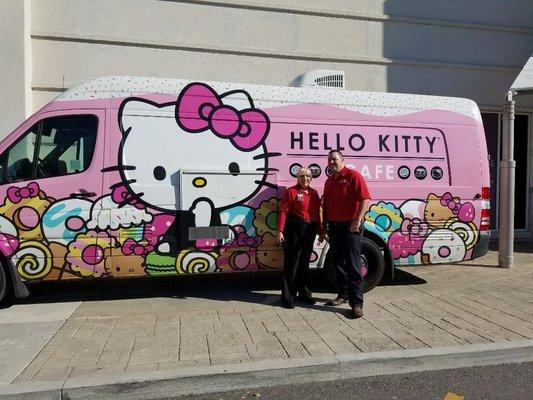 Hello Kitty in Altamonte Springs.  Great job with all the cargo team