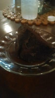 The FREE chocolate cake we received for the "long wait" (which was not long at all!)