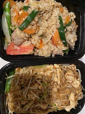 Pad Thai and 34. Thai Fried Rice