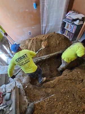 Sewer line repair