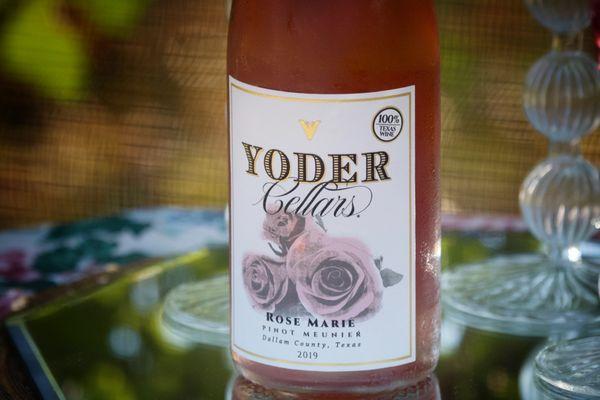 Yoder Cellars Pinot Meunièr Rosè