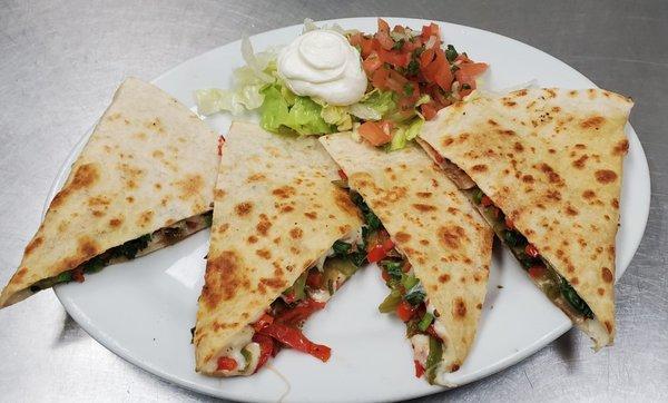 Quesadillas  a mano de maiz