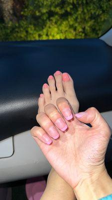 Nails: 096 (tip) / Toes: 097