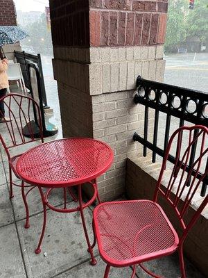 Patio seating