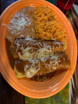 Special 2. $5.99 lunch. Enchiladas.