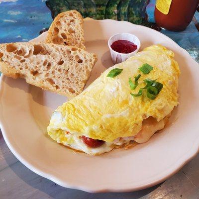 Peparade omelet