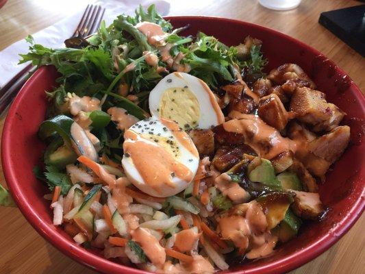 The BBQ bahn mi bowl.