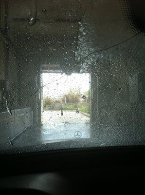 Inside car wash...hurry before the dryer time runs out!