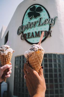 They pick up milk from their dairy and then transport it to our Creamery in Buhl, Idaho. Where they make the best ice cream anywhere!