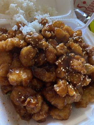 So good!!!! 34. Sesame Chicken