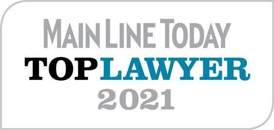 Named "TOP Lawyer" for 2021 by Main Line Today Magazine