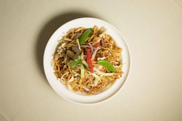 BBQ pork OR chicken chow mein