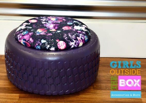 One of a kind ottoman.