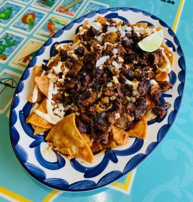 Chipotle Chilaquiles with Al Pastor