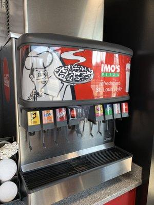 Soda machine.