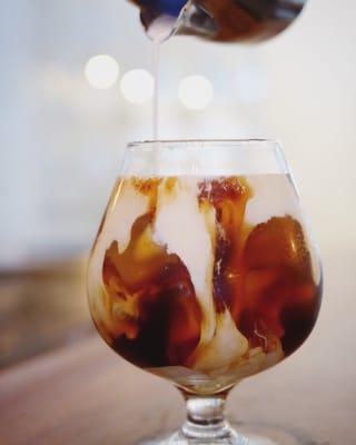 Iced cold brew coffee