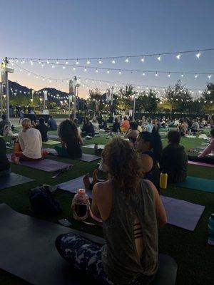 Yoga On the Lawn