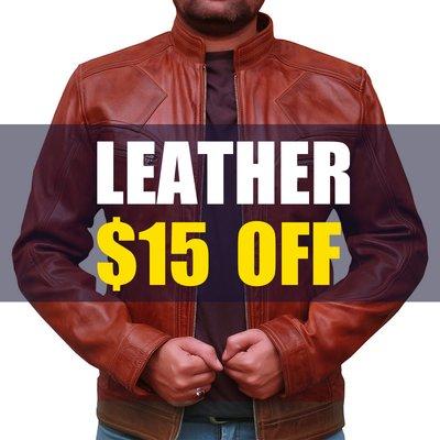 Leather $15 Off