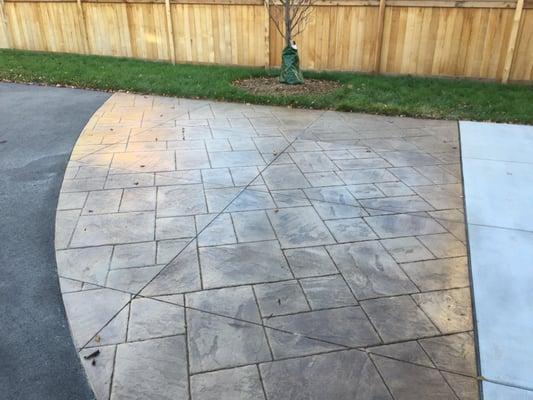 Stamped Patio