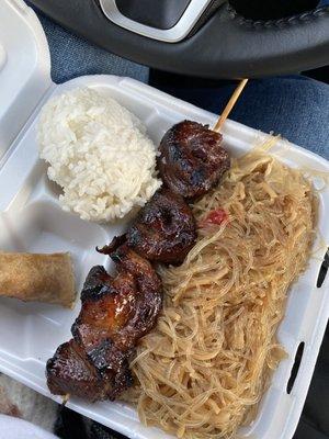 BBQ Combo (with pork & side of rice)