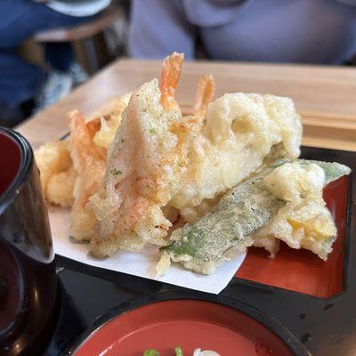 Shrimp and veggie tempura