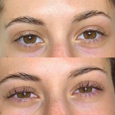 Keratin lash lift