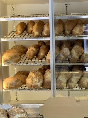 Fresh breads. The smell is heavenly