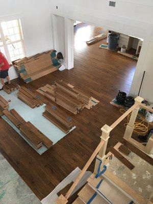 Wood flooring Installation