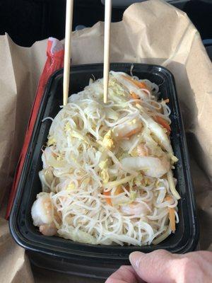 C5. Shrimp Chow Mein Combo Plate