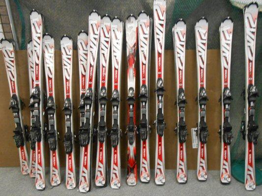 Ski's for sale both new and used.  Ski tuning and waxing, most time in the same day.