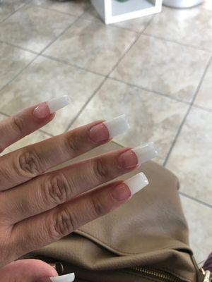 Long gel French