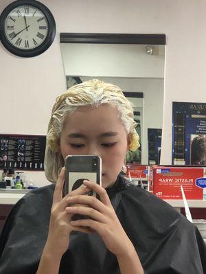 Bleaching my hair