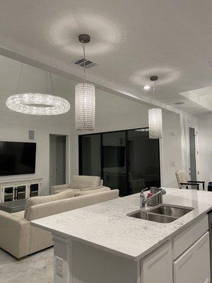 Crystal Chandelier & pendants