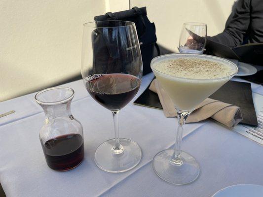 Chianti and White Chocolate Pumpkin Martini