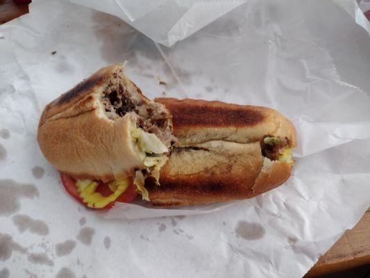 Steak and cheese sub