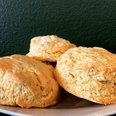 Fresh baked Herb Scones!