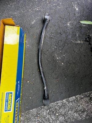 after part was taken out of car