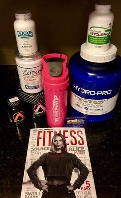 My "goodies" from Nutrishop Mt. Juliet